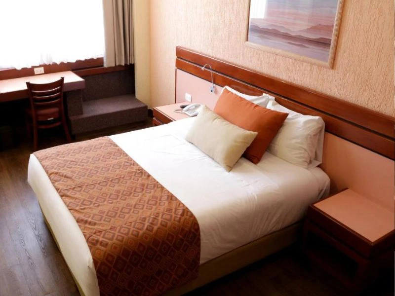 Mexico city hotel bed