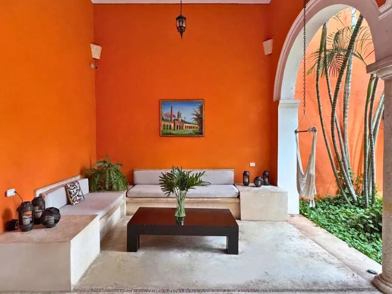 Merida- Mexico - hotel patio