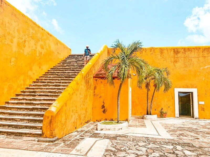 Merida en Campeche, gekleurde huizen