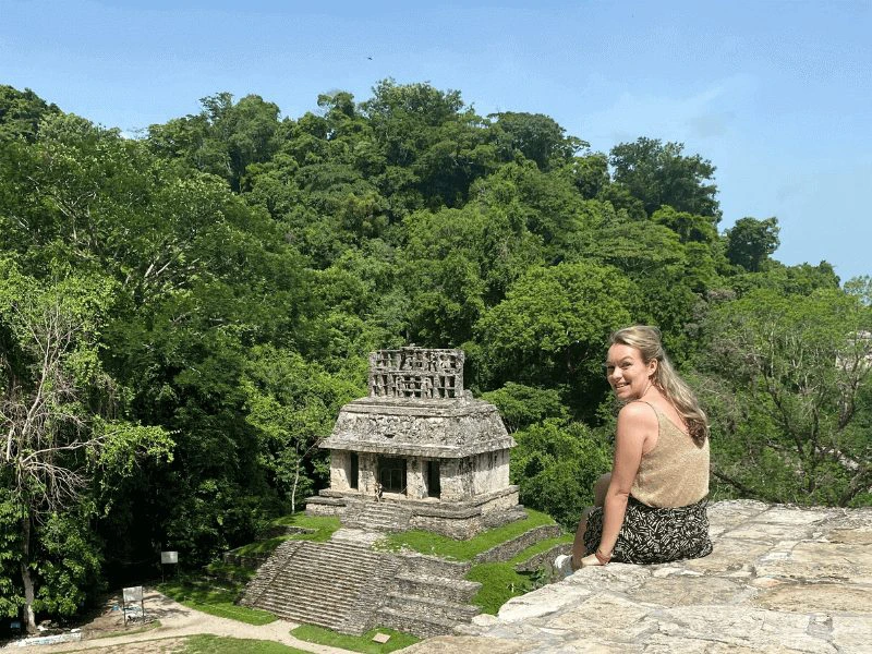 Palenque tempels in mexico