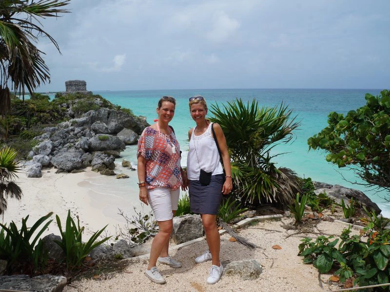 maya tempels in Tulum