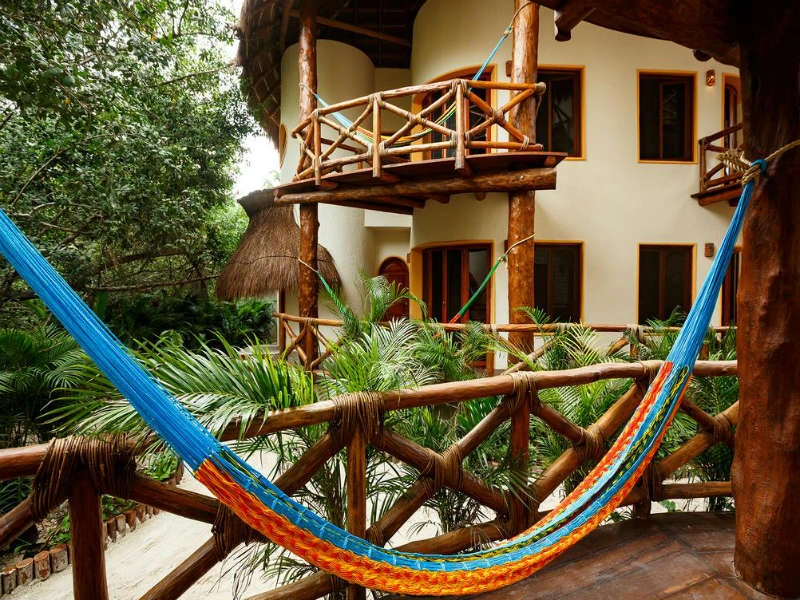 Holbox hotel hangmat