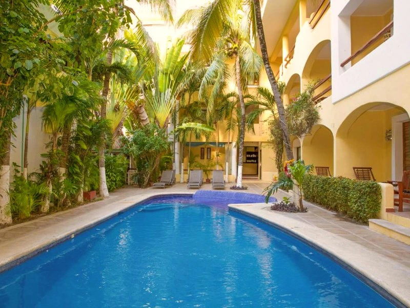Mexico Playa del Carmen zwembad