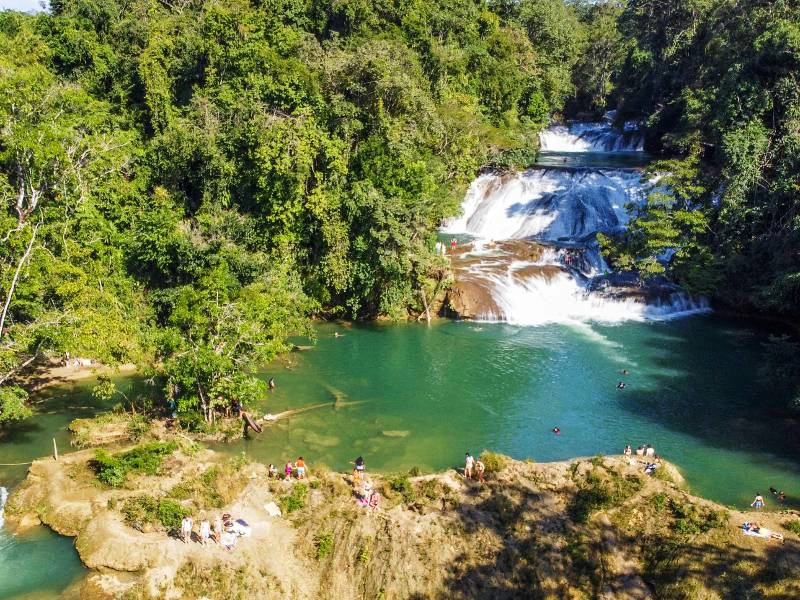 Palenque watervallen Roberto Barrios