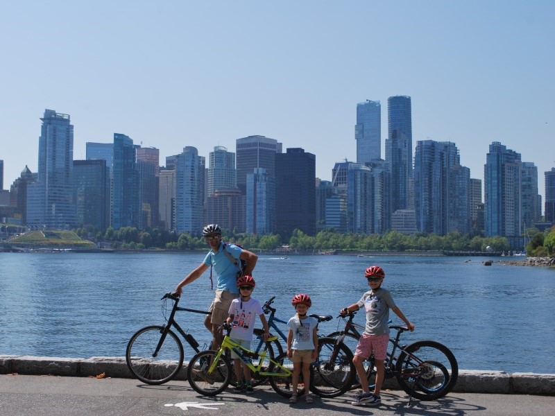 Vancouver fietsen Stanley Park