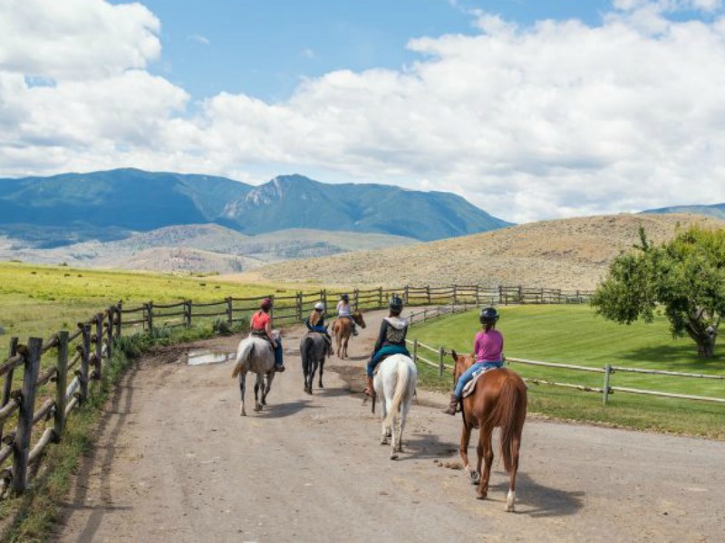 paardrijden ranch verblijf met kinderen