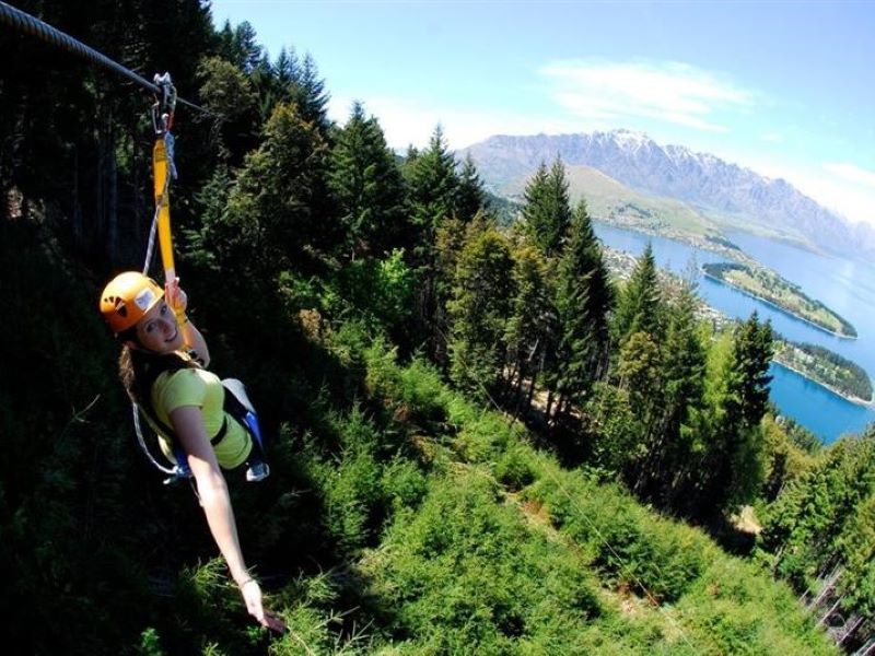 Zipline in Whistler - Canada