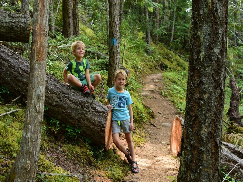 Algonquin met kinderen