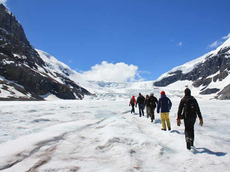 athabasca gletsjer-wandeling