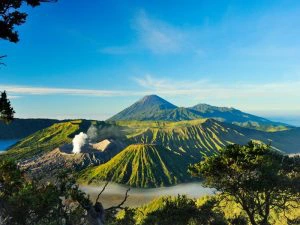 Jeeptour over de Bromo vulkaan op Java in Indonesië