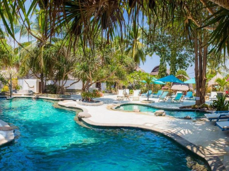Comfortabel hotel op Gili Air