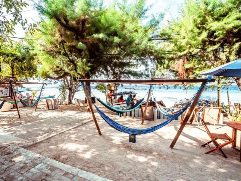 Hotel op Gili Air op de Gili's