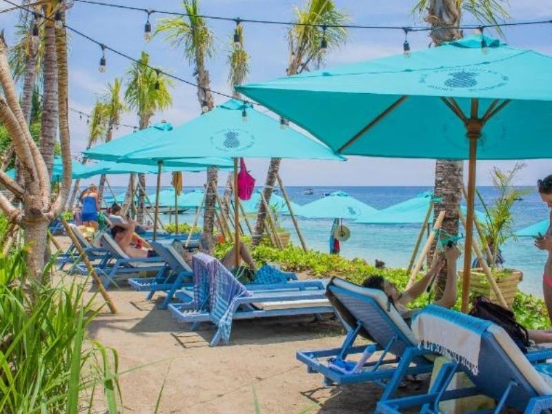 Hotel op Gili Air op de Gili's