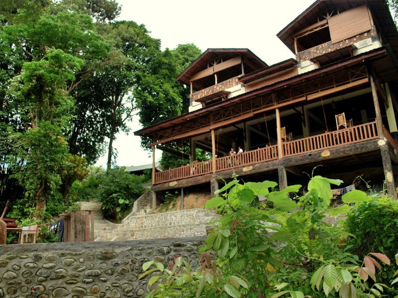 Accommodatie in de jungle in Tangkahan Sumatra