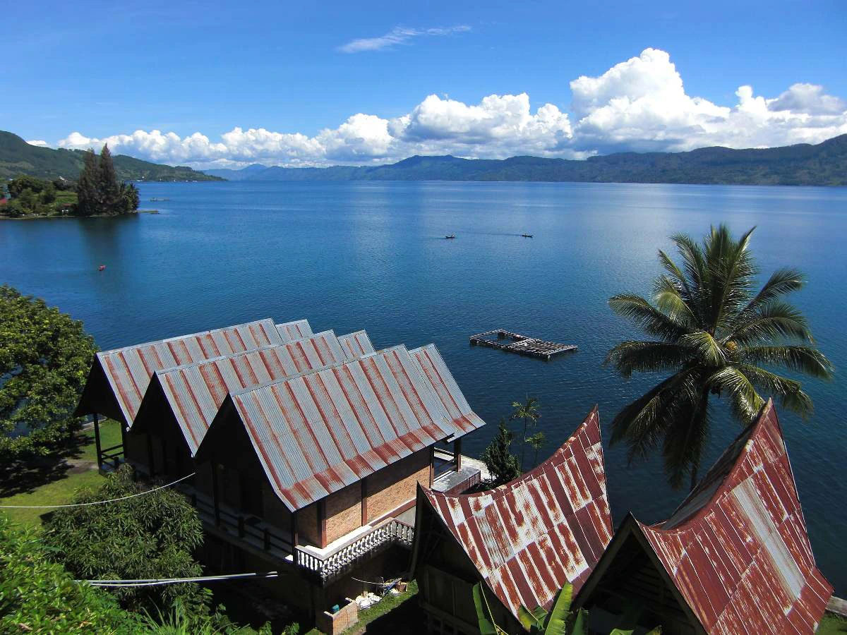 Sumatra-Batakdorp in Indonesië