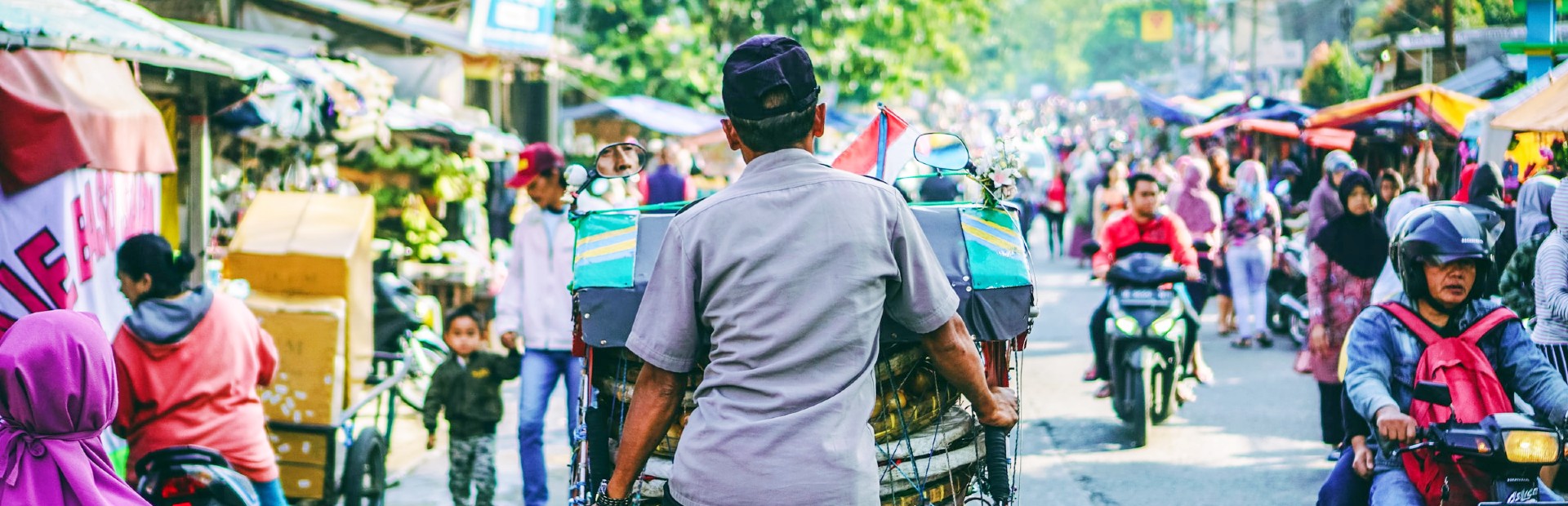 Medan op Sumatra Indonesie