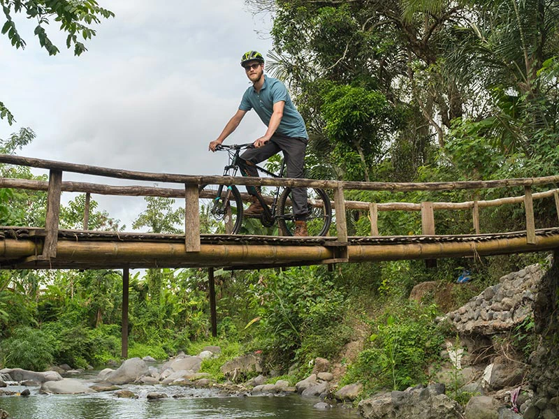 Mountainbiken op Bali Indonesie