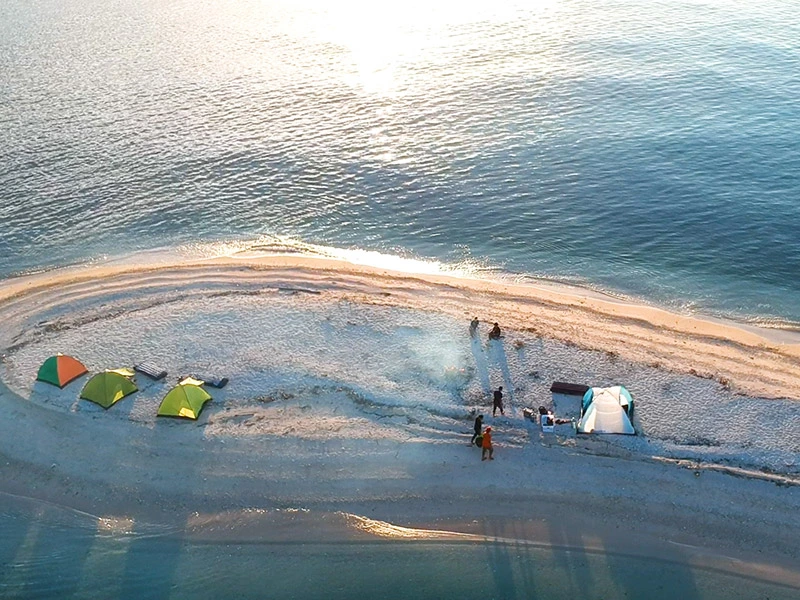 Indonesie kamperen op Menjangan