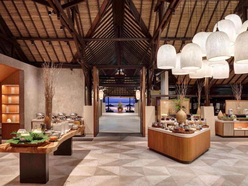 hotel aan het stand in Bali