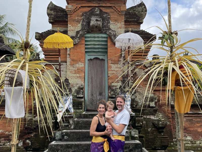 Bali Tempel in Ubud met kinderen