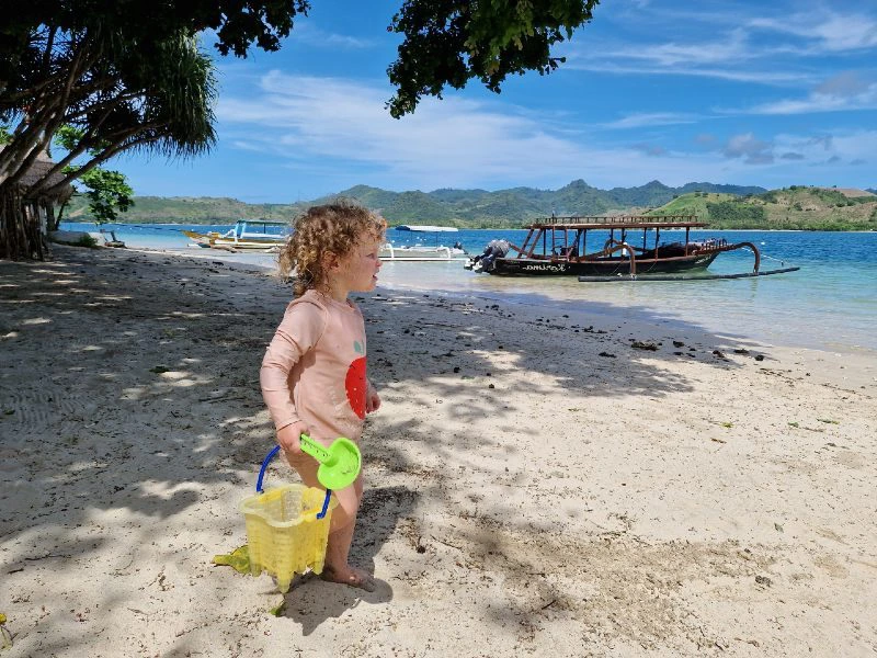Senggigi Lombok met kinderen