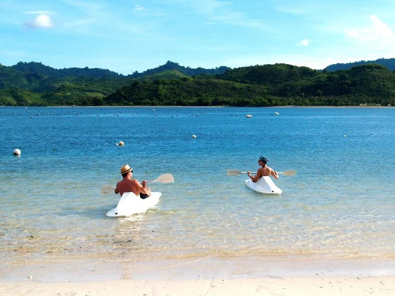 Kajakken op Gili Asahan