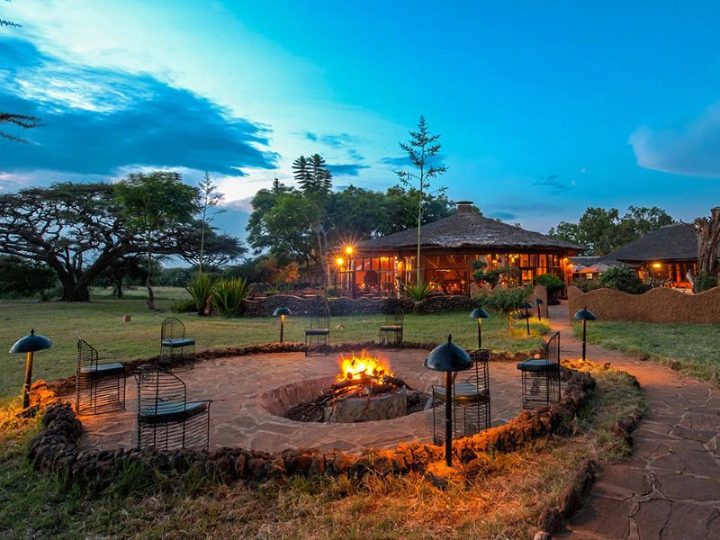 Lodge in Amboseli NP