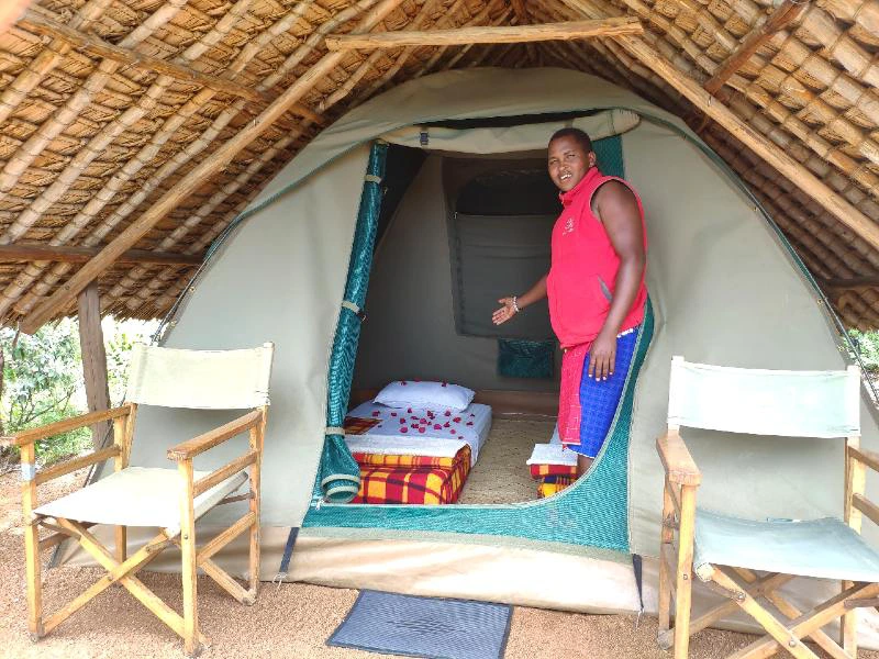 Masai Mara - eco-kamp slapen