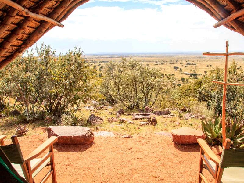 Uitzicht vanuit je tent