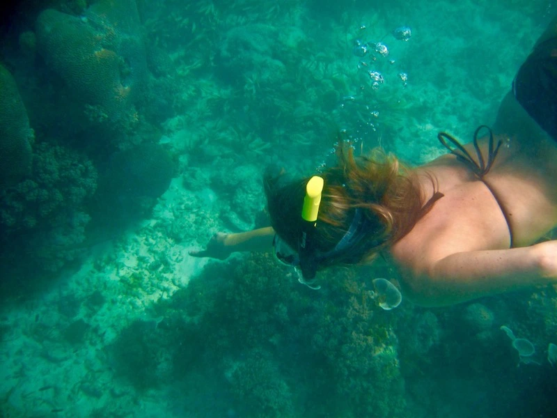 Zanzibar - snorkelen in zee