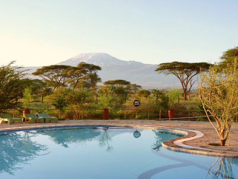 Amboseli Lodge zwembad