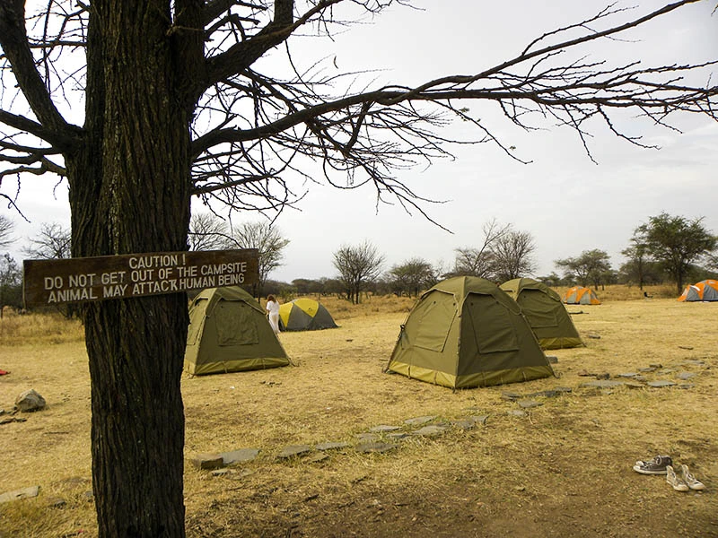 Kamperen op de vlaktes