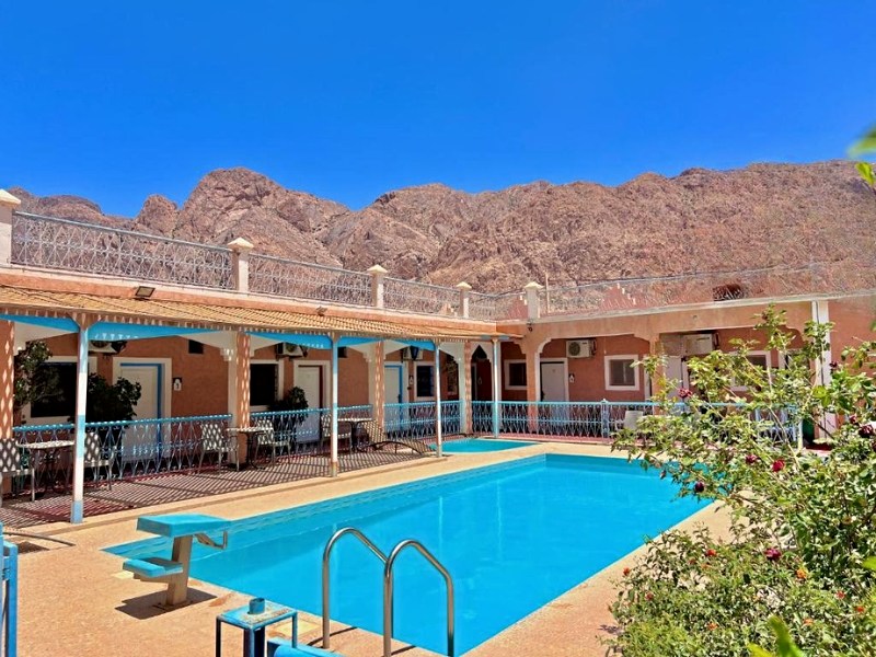 Tafraoute - Hotel L'Arganier D'Ammelne - pool