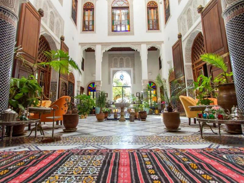 Fes Riad overnachting Marokko