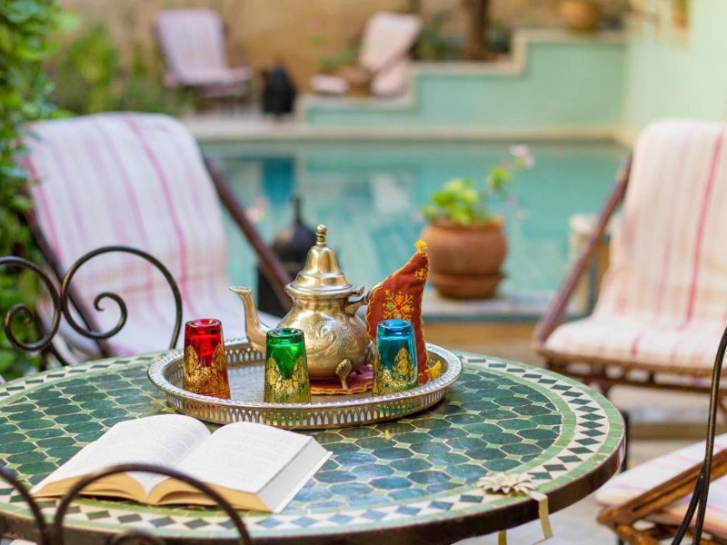 Fes Riad overnachting Marokko