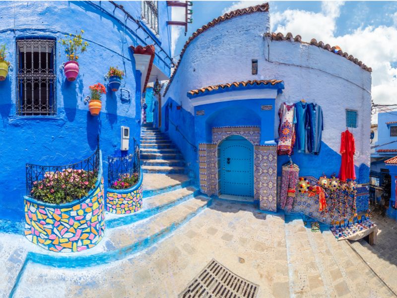 Morocco - Chefchaouen - blue street