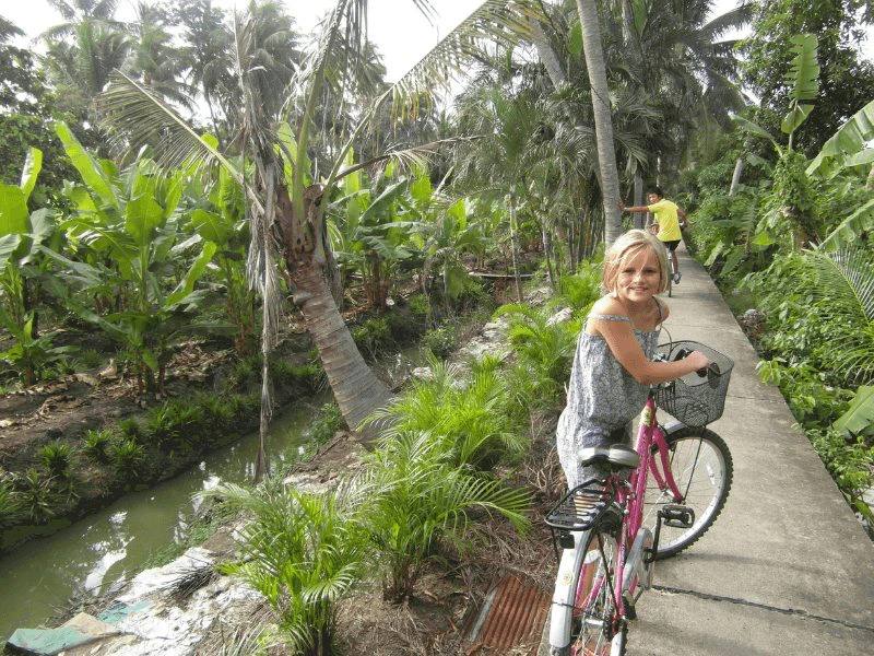 Fietsen door bangkok