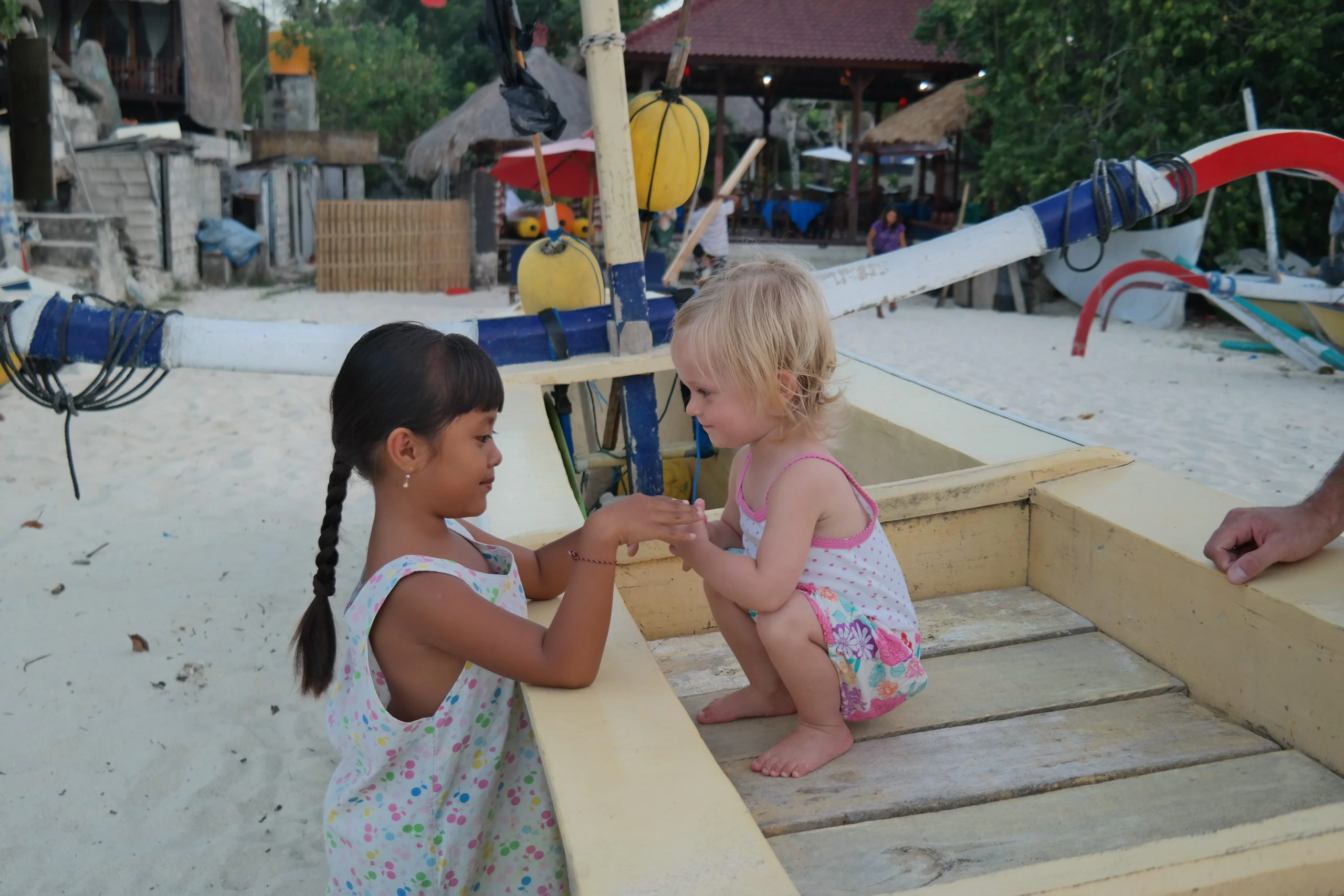 ontmoeting met een local