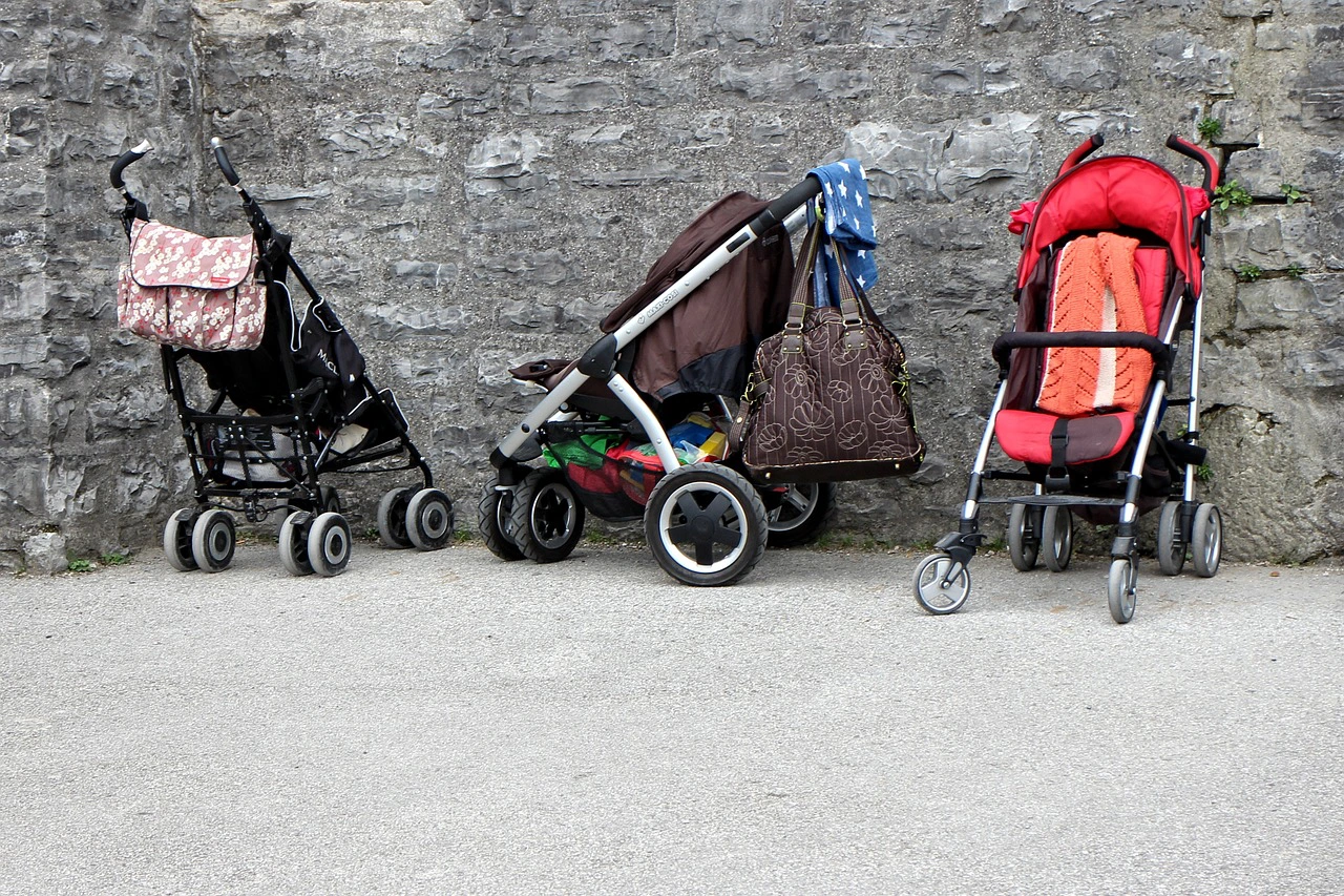 Inpakken kinderwagen bagage