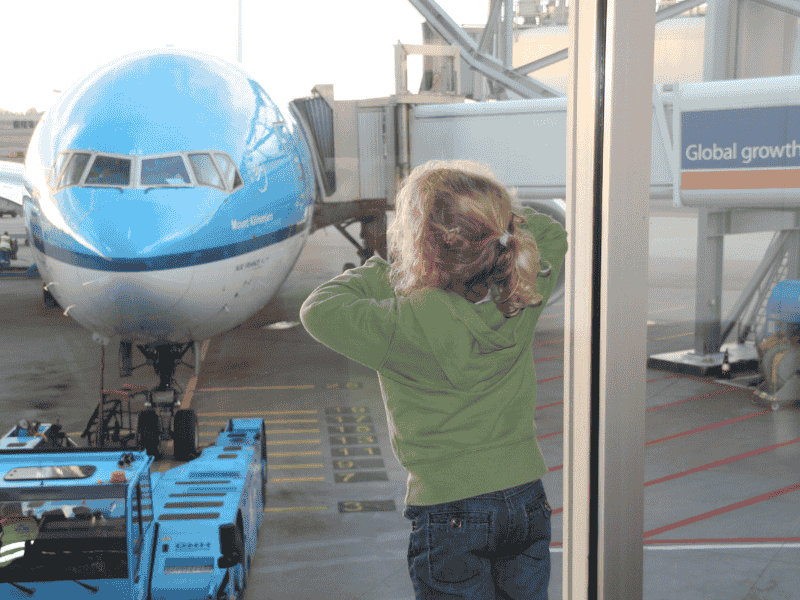 Vliegen met kinderen