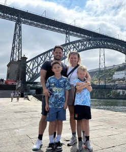 gezin in porto