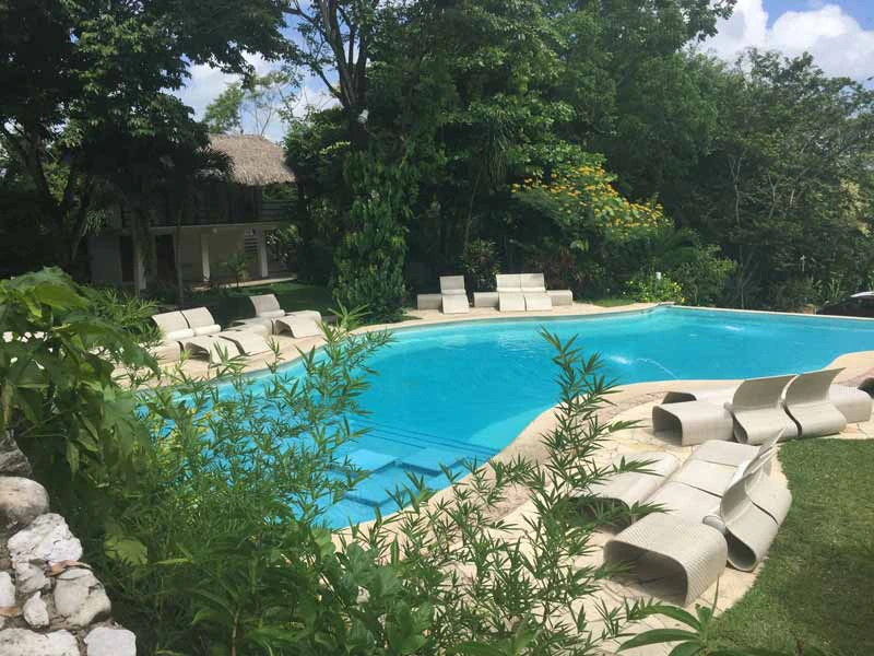 familie hotel palenque zwembad