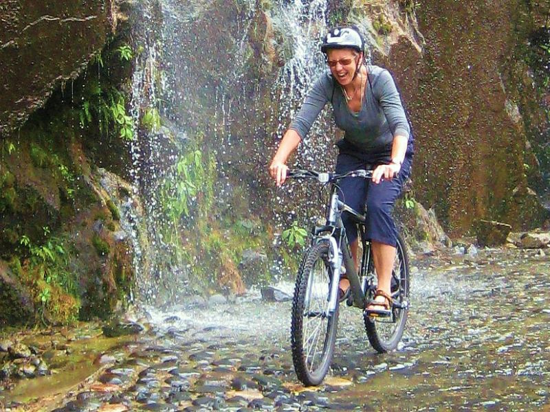 Biken in Banos Ecuador