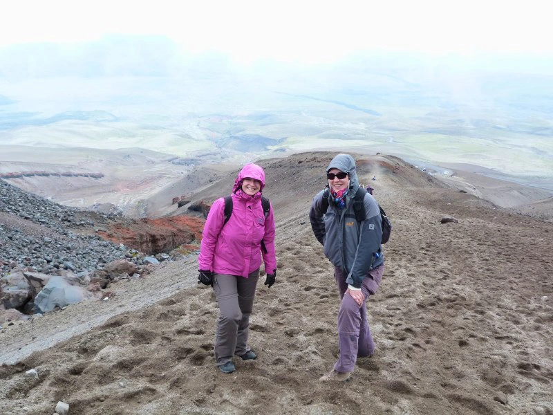 Ecuador Cotopaxi Refugio wandeling hike 3