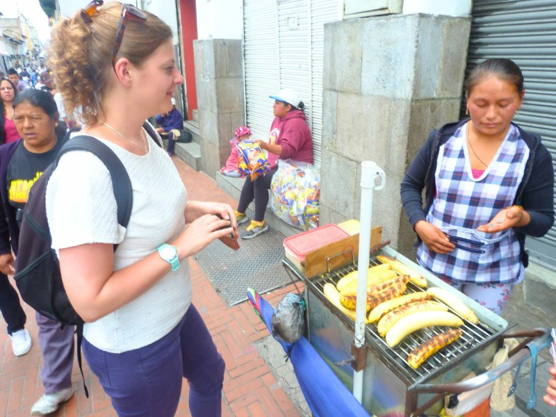 Ecuador Quito markt eten