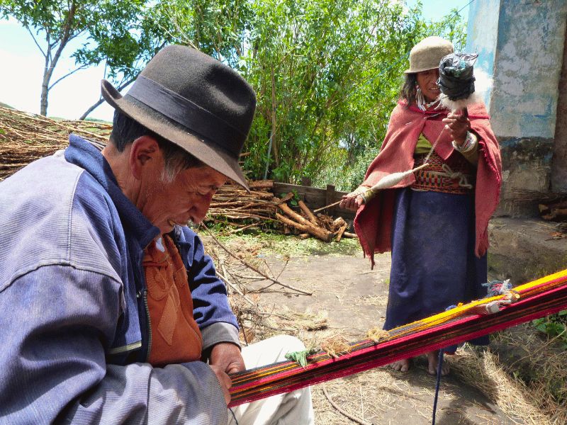 Guamote lokale gemeenschappen Ecuador