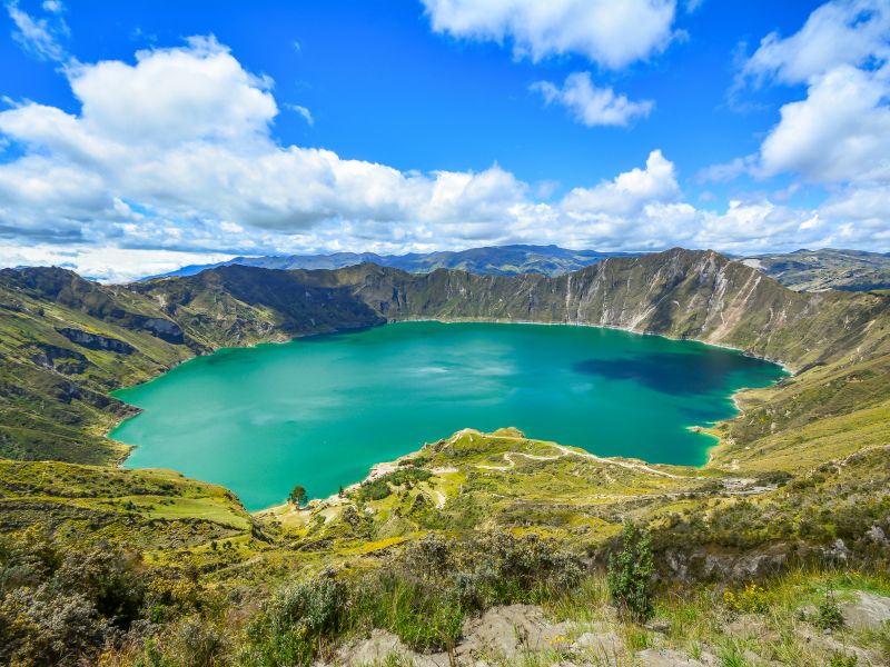 Quilotoa krater Ecuador