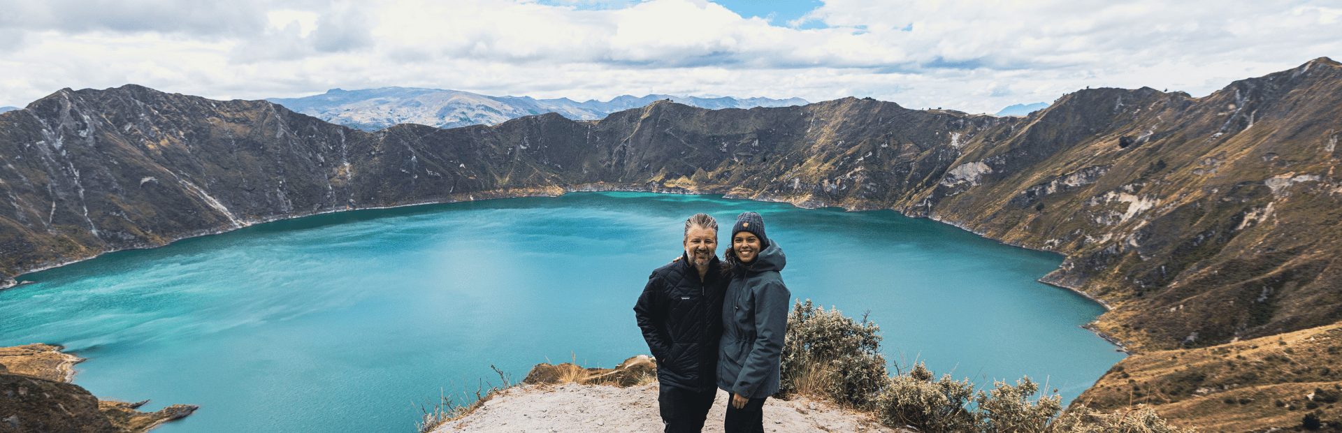 Quilotoa krater in Ecuador reizen