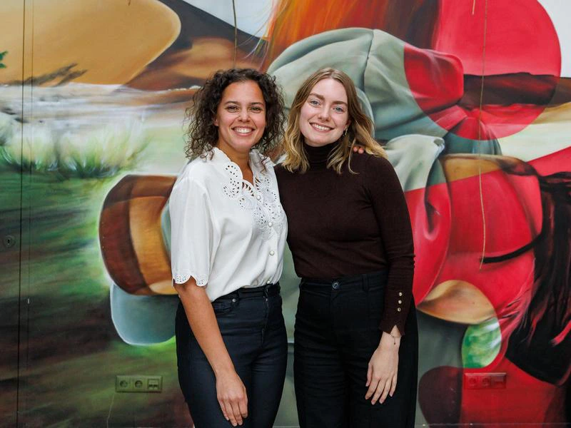 Rita en Anouk --> team foto