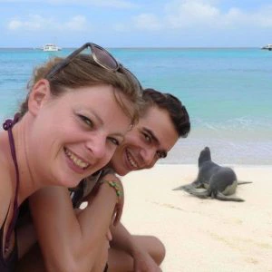 Galapagos zeeleeuw reizigers Ecuador
